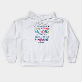 An Awesome Middle School Teacher Gift Idea - Impossible to forget Kids Hoodie